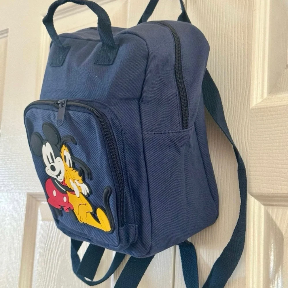 Disney Navy Blue Mickey Mouse Kids Backpack